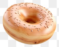 Donut bagel bread food. AI generated Image by rawpixel.