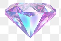 PNG  Diamond icon gemstone jewelry white background