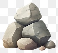 Stone rock white background zen-like. AI generated Image by rawpixel.
