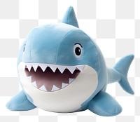 PNG Cute shark animal plush fish. 