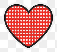 PNG Heart pattern white background cartoon. AI generated Image by rawpixel.