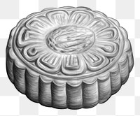 PNG Mooncake drawing sketch dessert. 