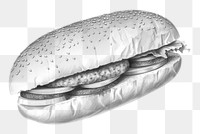 PNG Sandwich sketch bread food. 