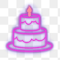 PNG  Cake icon dessert candle light. AI generated Image by rawpixel.