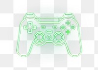 PNG  Game icon light line neon. AI generated Image by rawpixel.