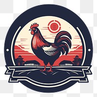 PNG Chicken farm logo bird livestock cockerel. AI generated Image by rawpixel.