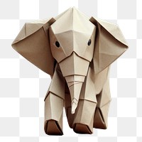 PNG Origami elephant art representation. 