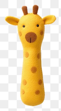 PNG Toy giraffe animal plush. 