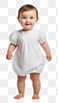 PNG Portrait dress baby photography. 