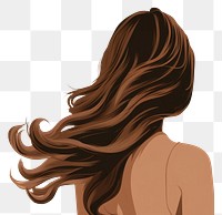 PNG Back portrait adult woman. AI generated Image by rawpixel.