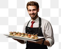 PNG Waiter adult plate chef. 