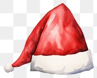 PNG Christmas hat red white background celebration. AI generated Image by rawpixel.