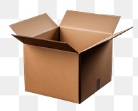 PNG  Cardboard box darkness carton black. AI generated Image by rawpixel.