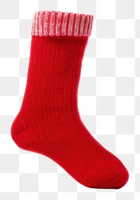 PNG Stocking sock white background christmas. AI generated Image by rawpixel.