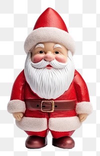 PNG  Santa claus manipulative doll figurine toy representation. AI generated Image by rawpixel.