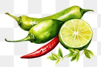 PNG Lime vegetable fruit plant. AI generated Image by rawpixel.