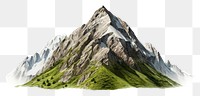 PNG A mountain hill landscape panoramic outdoors. AI generated Image by rawpixel.