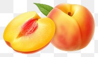PNG  Tropical peach fruit juicy plant. AI generated Image by rawpixel.
