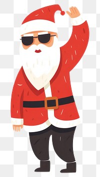 PNG Santa Clauses art white background togetherness. 