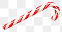 PNG Candy cane 1 confectionery food white background. AI generated Image by rawpixel.