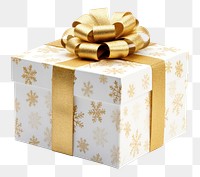 PNG Chrismas present white gift box. AI generated Image by rawpixel.