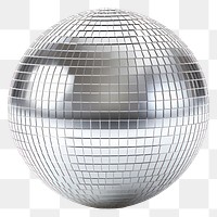 PNG Disco ball sphere white background astronomy. AI generated Image by rawpixel.