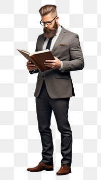 PNG Standing reading adult publication. AI generated Image by rawpixel.