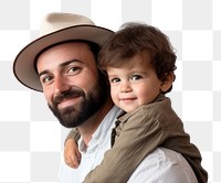 PNG  Portrait father adult photo. AI generated Image by rawpixel.