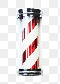 PNG  Barber pole glass white background illuminated. AI generated Image by rawpixel.