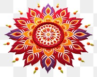 PNG  Diwali rangoli pattern art inflorescence. AI generated Image by rawpixel.