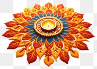 PNG  Diwali rangoli pattern art celebration. AI generated Image by rawpixel.