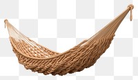 PNG Rope hammock 3d cartoon white background tranquility relaxation. AI generated Image by rawpixel.