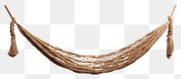 PNG Rope hammock white background tranquility relaxation. AI generated Image by rawpixel.