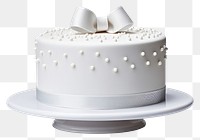PNG Simple white birthday cake dessert icing cream. AI generated Image by rawpixel.