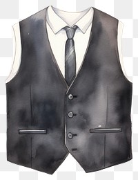 PNG  Waistcoat sleeve black tie. AI generated Image by rawpixel.