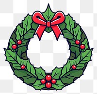 PNG Christmas wreath celebration creativity decoration. AI generated Image by rawpixel.