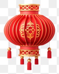 PNG Chinese Red Lantern lantern red white background. AI generated Image by rawpixel.