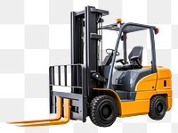 PNG Forklift loader forklift equipment pallet. AI generated Image by rawpixel.