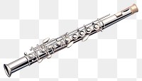 PNG Flute woodwind orchestral instrument oboe white background performance. 