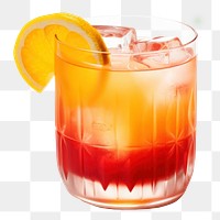 PNG Ruby rum sunrise cocktail drink juice. AI generated Image by rawpixel.