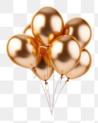 PNG New year balloon party white background