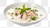 PNG  Thai food plate soup meal. AI generated Image by rawpixel.