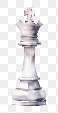 PNG  Chess game white background intelligence. AI generated Image by rawpixel.