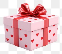 PNG Gift gift box white background. 