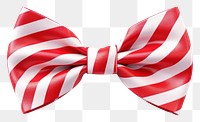 PNG Christmas bow white red tie. 