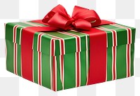 PNG Christmas giftbox green red white background. AI generated Image by rawpixel.