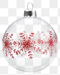 PNG Ornament ball christmas transparent glass