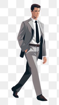 Walking tuxedo adult tie. AI generated Image by rawpixel.