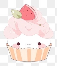 Dessert cupcake icing cream. AI generated Image by rawpixel.