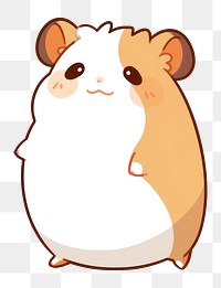 PNG Hamster drawing animal rodent. AI generated Image by rawpixel.